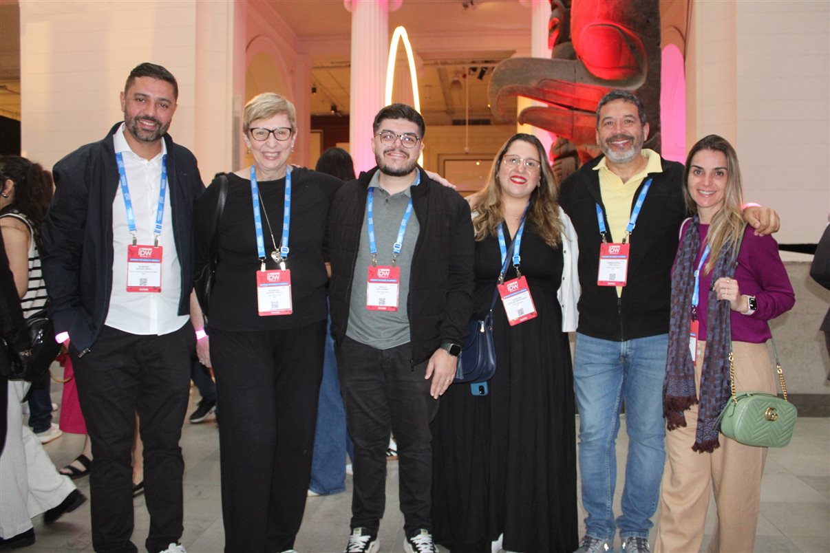Jorge Souza, da Orinter, Thais Machado, da FRT, Alberto Baccarin, da Orinter, Paulo Biondo, da CVC, Barbara Picolo, da ETS, Carolina Gusson, da CVC, Felipe Cuadrado, da Abreu, Giovanna Paulineli, da Orinter, Gustavo Nappo, da EHTL, e Rodrigo Sienra, da TBO