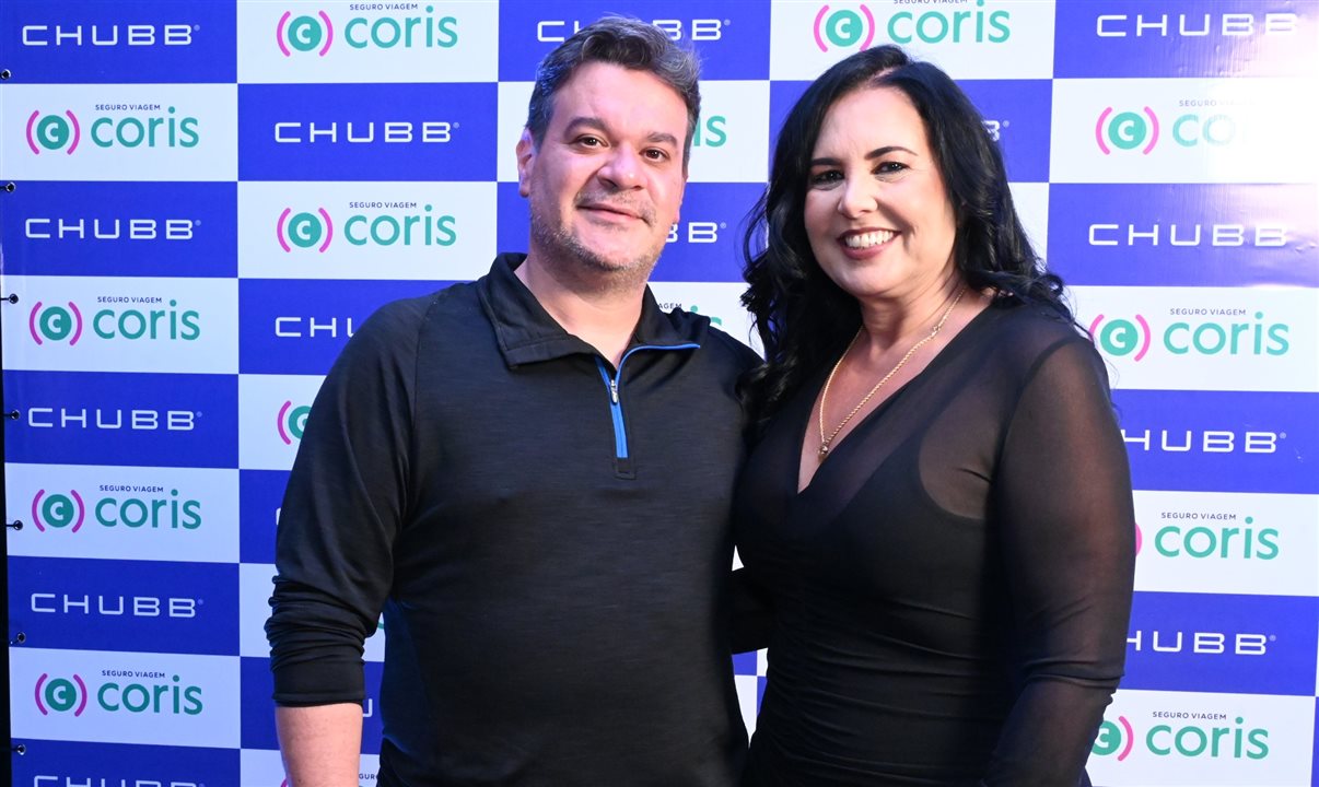 Luiz Gustavo Costa, CEO da Coris, e Claudia Brito, diretora Comercial e de Marketing da Coris
