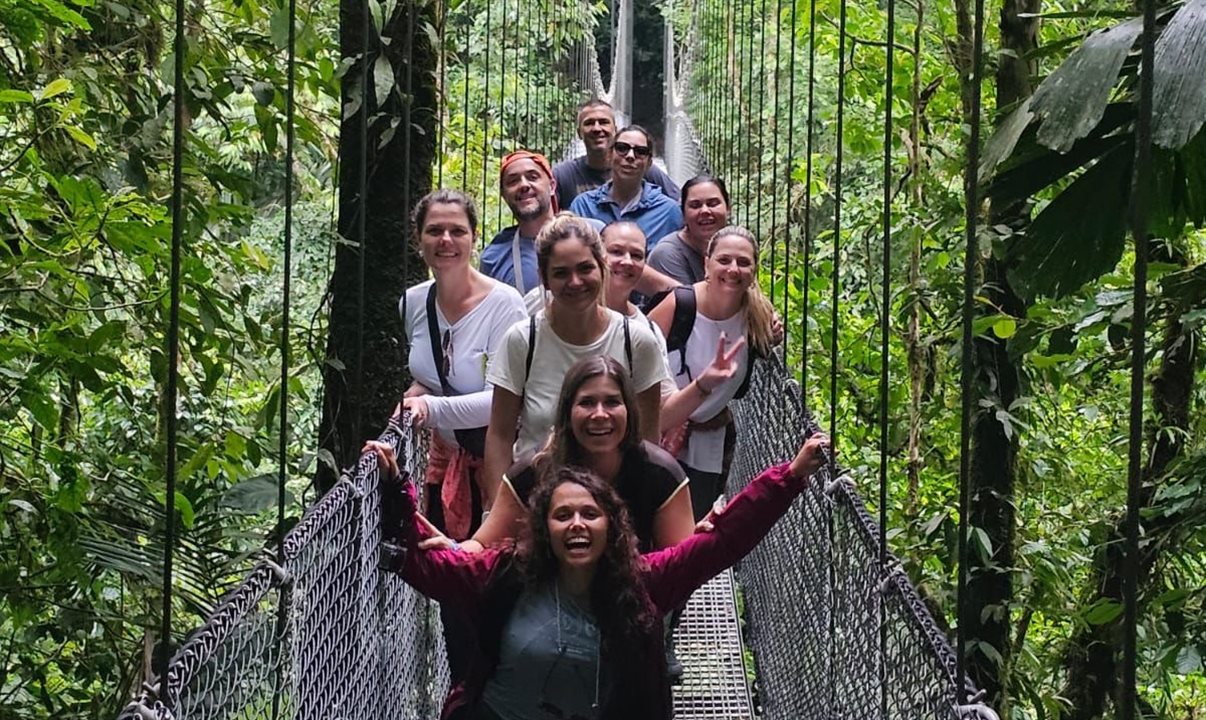 Grupo conheceu as belezas naturais da Costa Rica