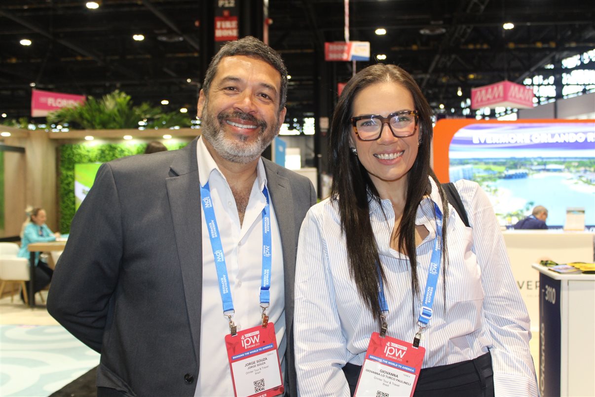 Jeff van Langeveld, da Disney, Sylvio Ferraz, da BeFly, Cinthia Douglas, da Disney, Marco Lourenço, da Queensberry, e Alejandro Flores e Alexander Haim, da Disney