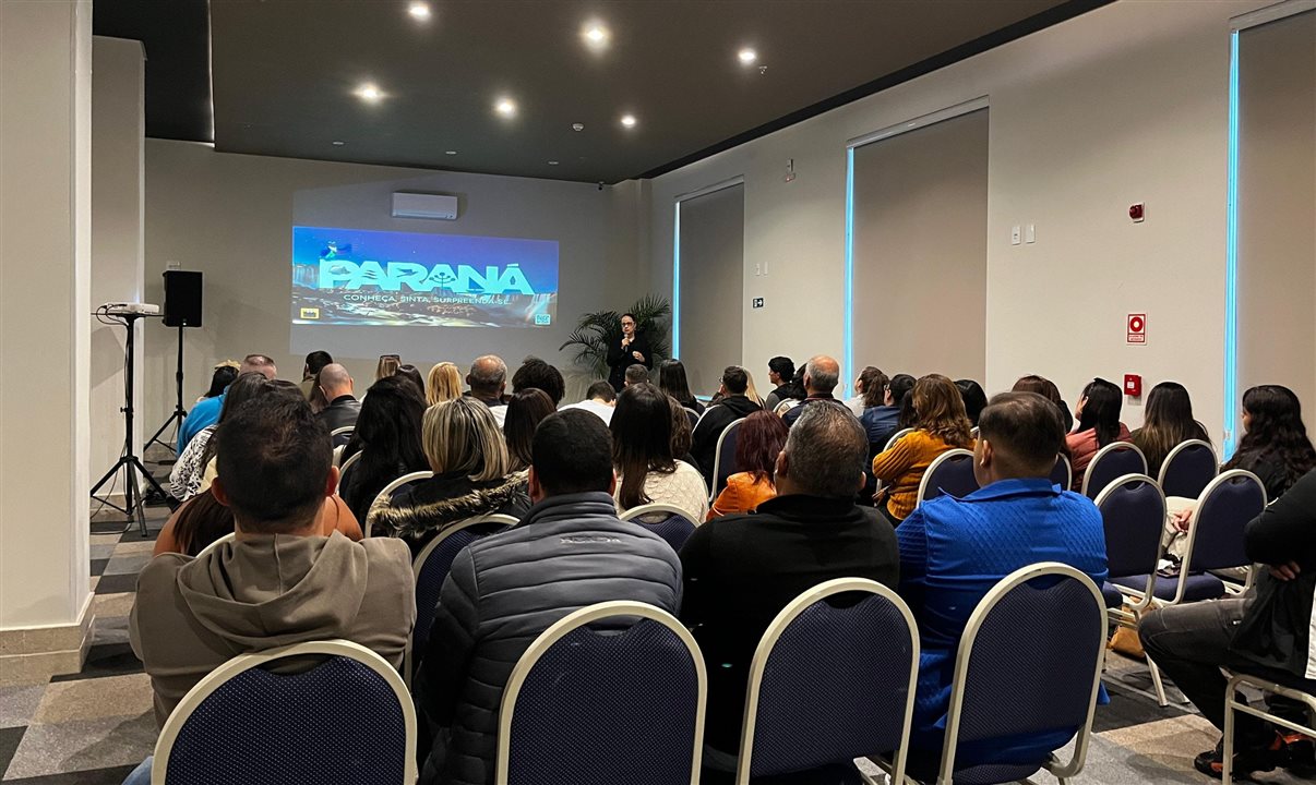 Programação contou com atividades organizadas pelo Viaje Paraná, órgão de promoção turística do Estado, que falou sobre os principais atrativos da região