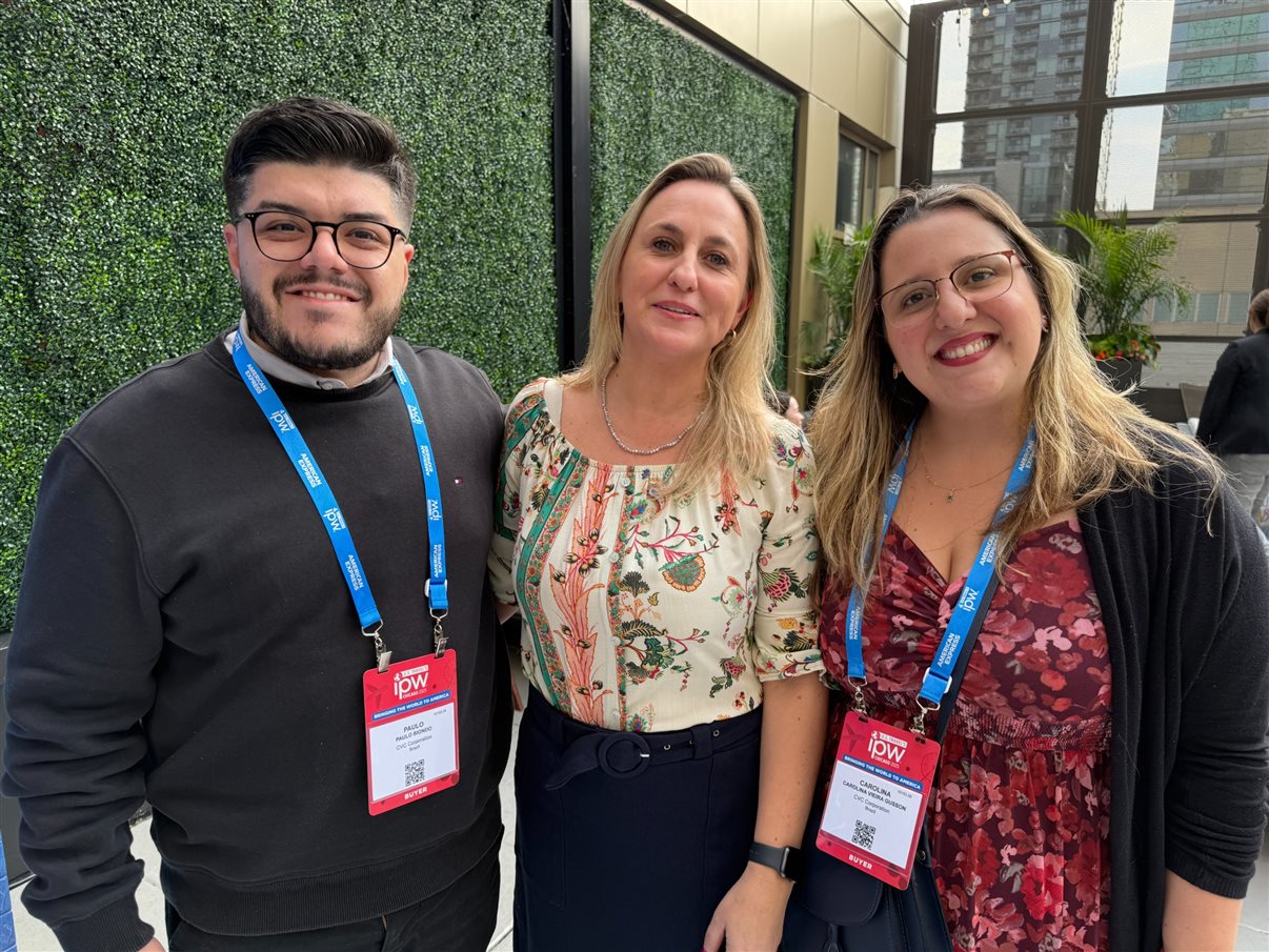 Christine Valls, diretora América Latina, e Doreen Burse, VP da United Airlines