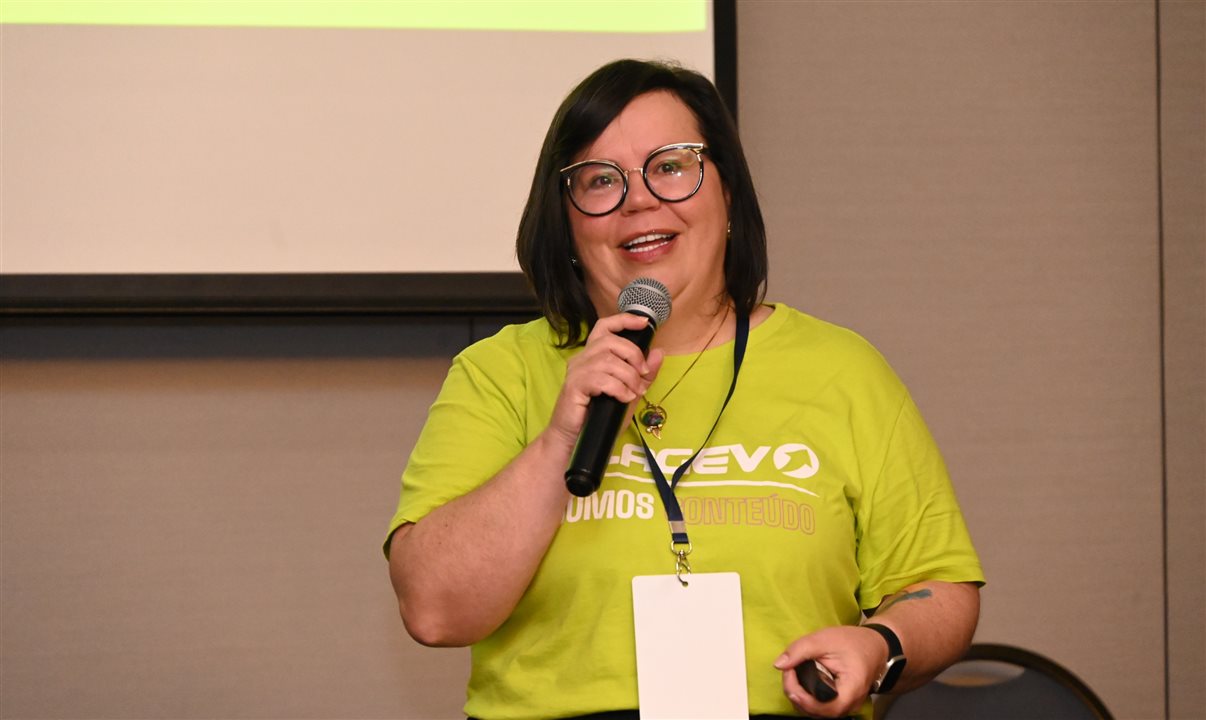 Andrea Matos, da Alagev, realizou o treinamento