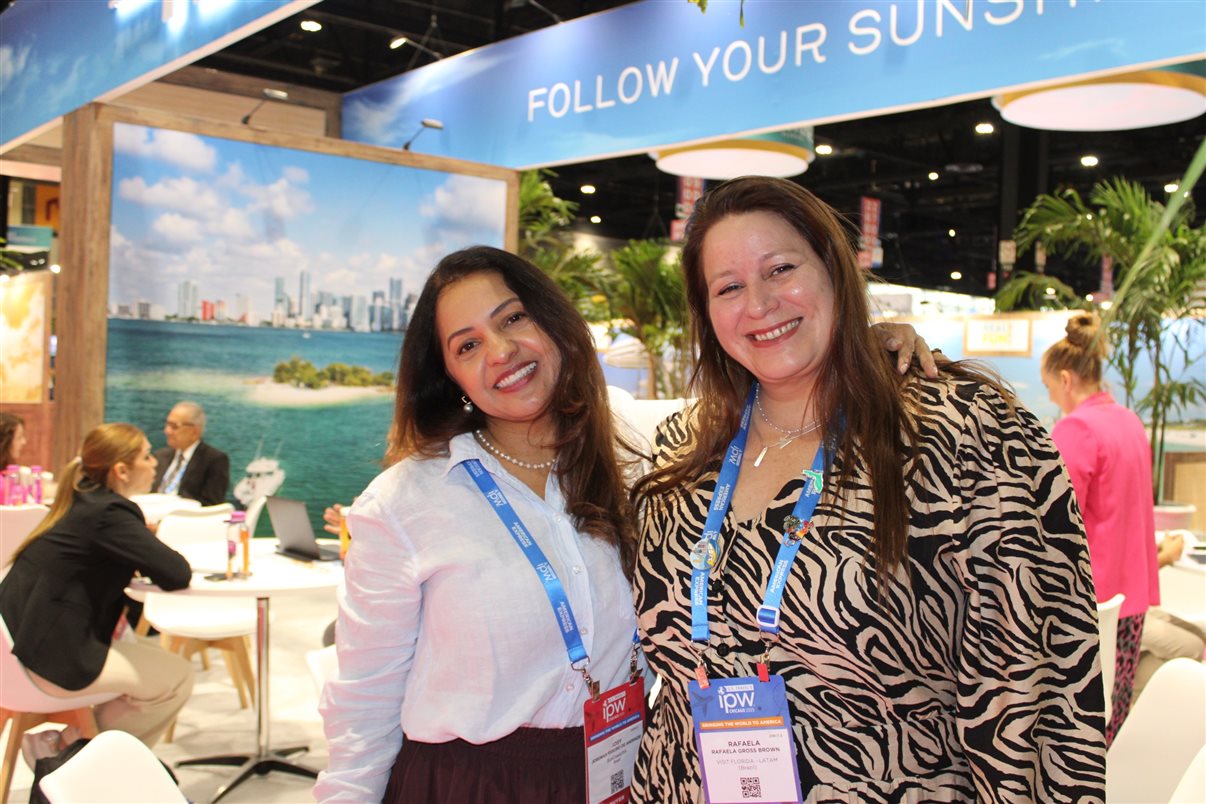 Carol Gusson e Paulo Biondo, da CVC Corp