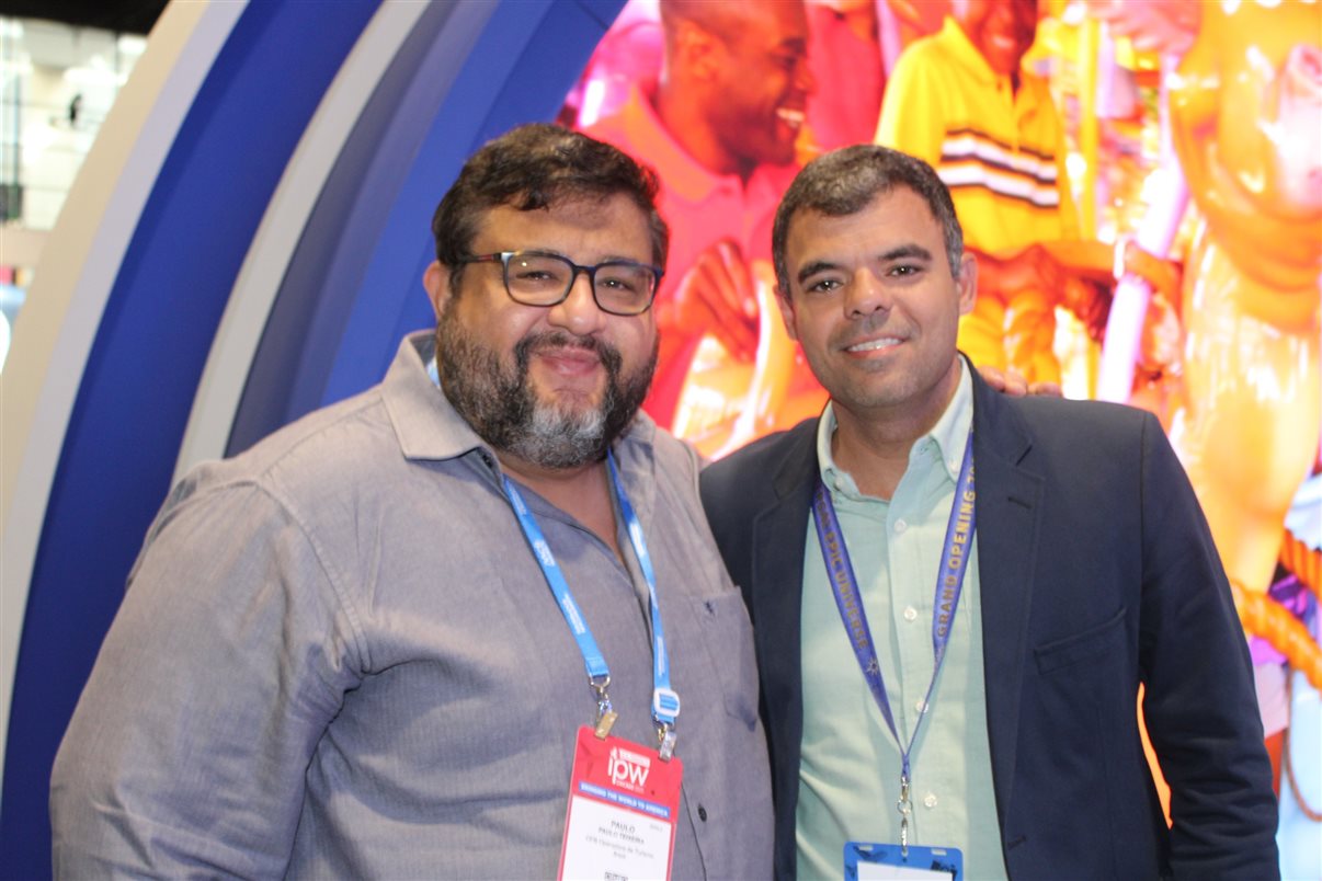 Carol Gusson e Paulo Biondo, da CVC Corp