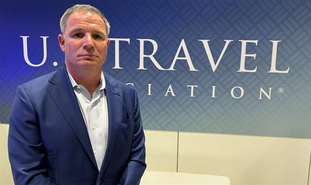 O presidente e CEO da US Travel Association, Geoff Freema