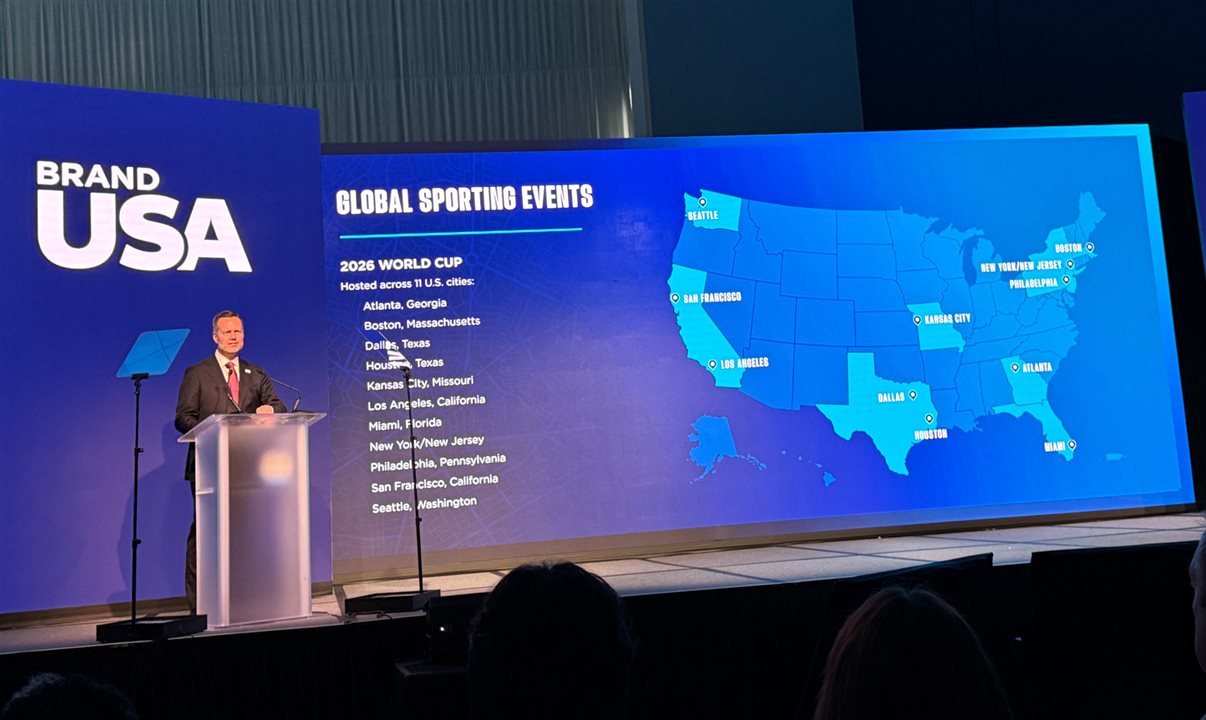 Fred Dixon, presidente e CEO da Brand USA, fala sobre os grandes eventos que os Estados Unidos receberão