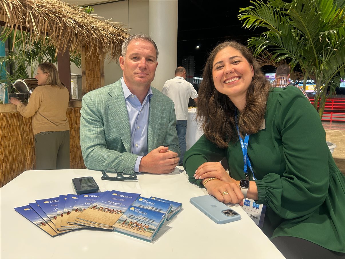 Geoff Freeman e Maggie Soto, do US Travel