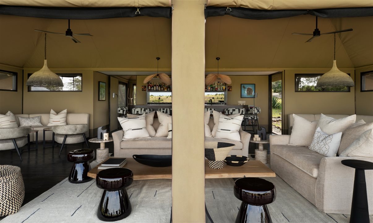 O novo conceito de design se estende ao restaurante e ao bar