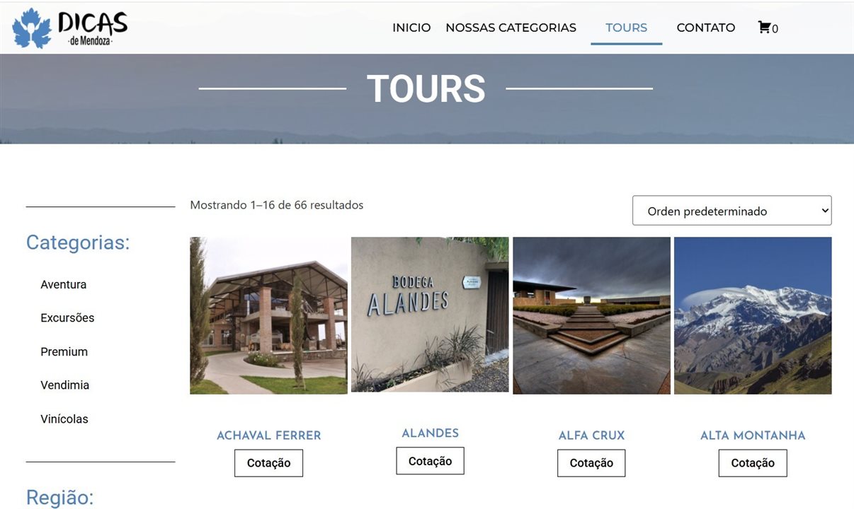 Site oficial do Dicas de Mendoza