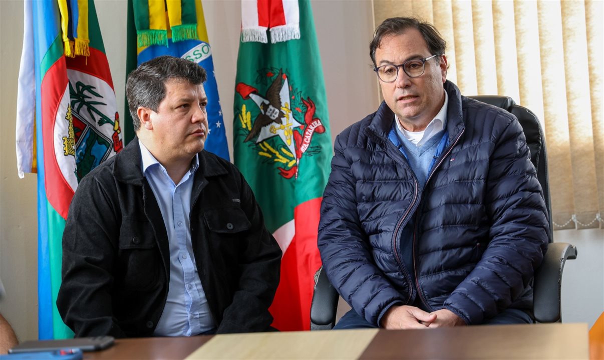 Governador em exercício de Santa Catarina, Francisco de Oliveira Neto, esteve neste domingo (22), em Praia Grande