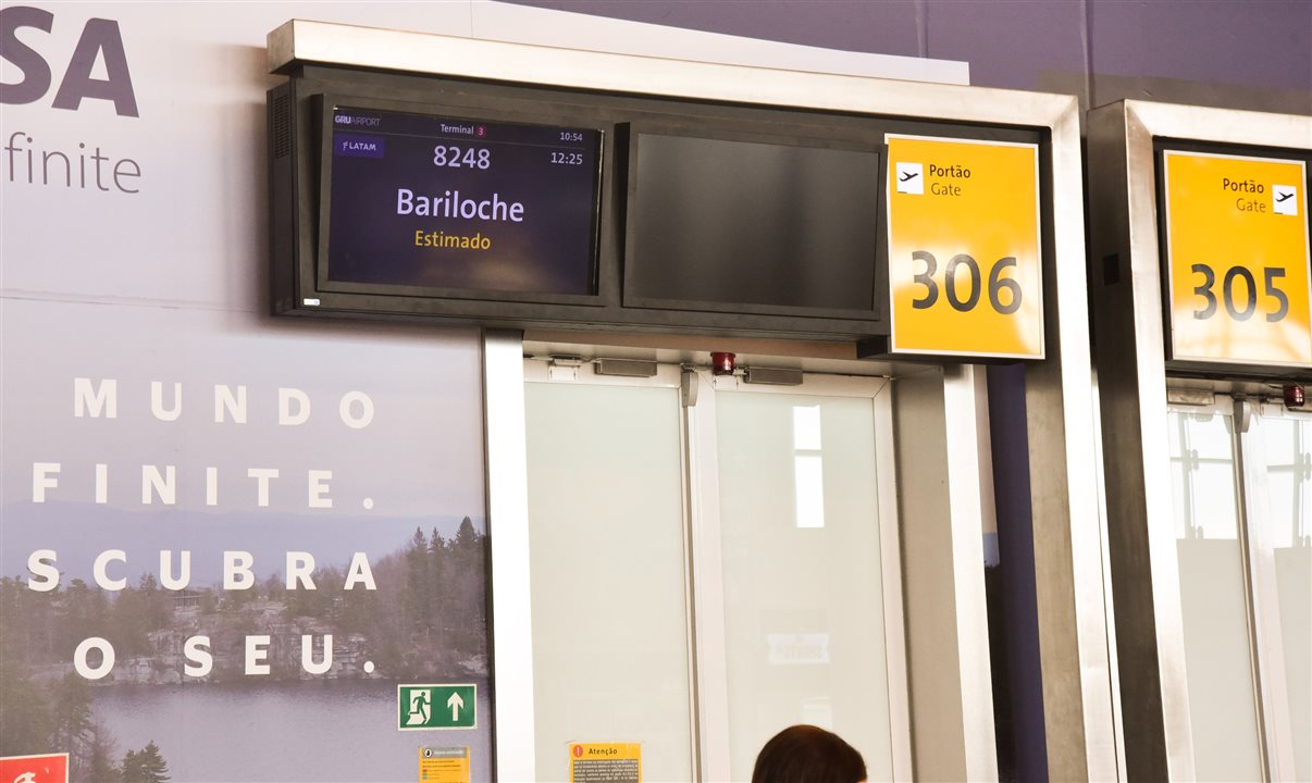 Voo 8248 partiu de São Paulo para Bariloche às 12h25