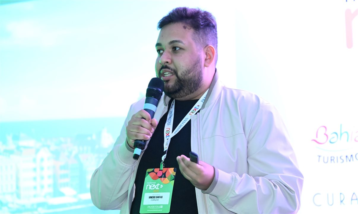 Vinicius Dantas, representante do Turismo de Curaçao no Brasil