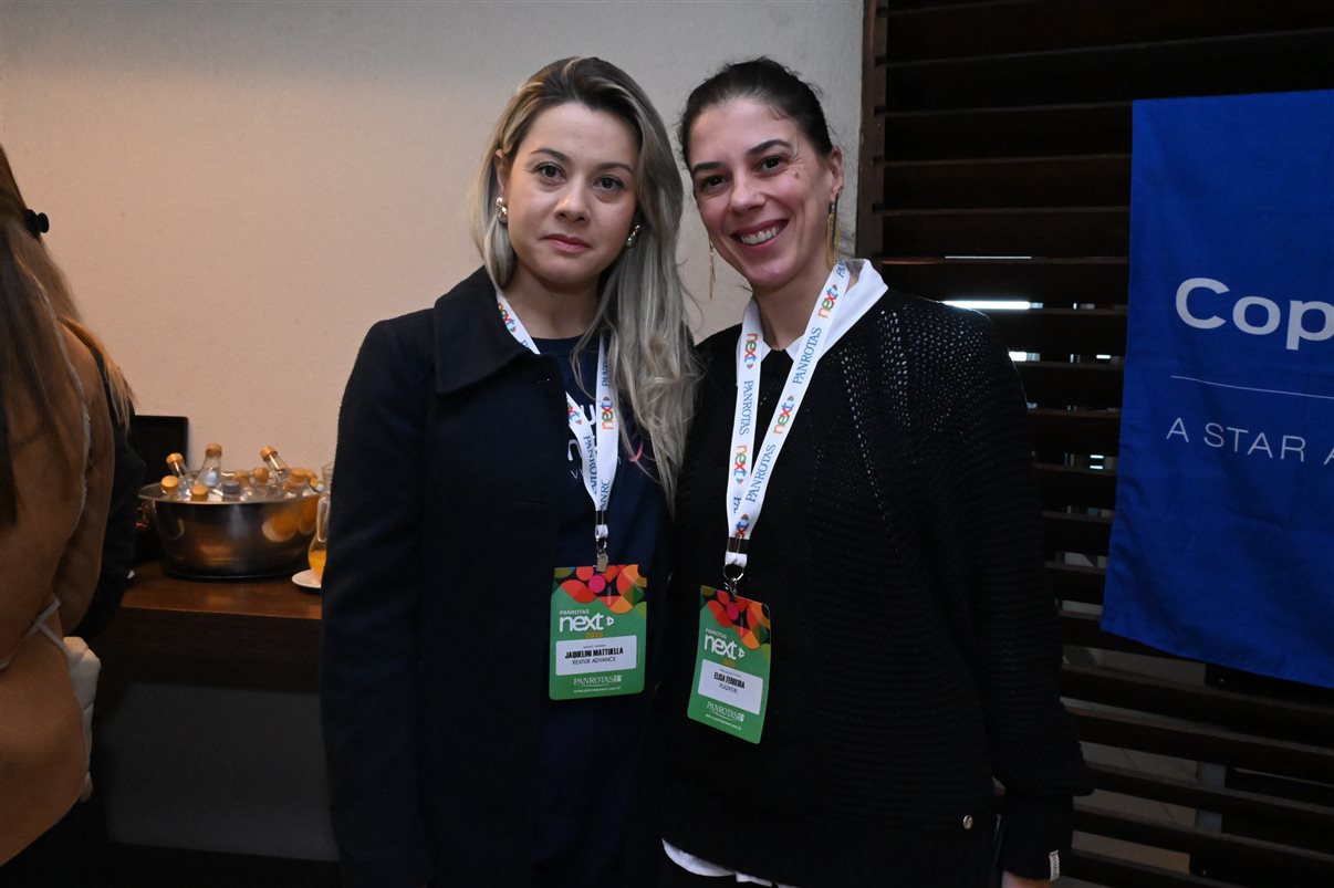 Barbara Bastos, da Roadtrips Inc, e Tatiana Boni, da Civitatis