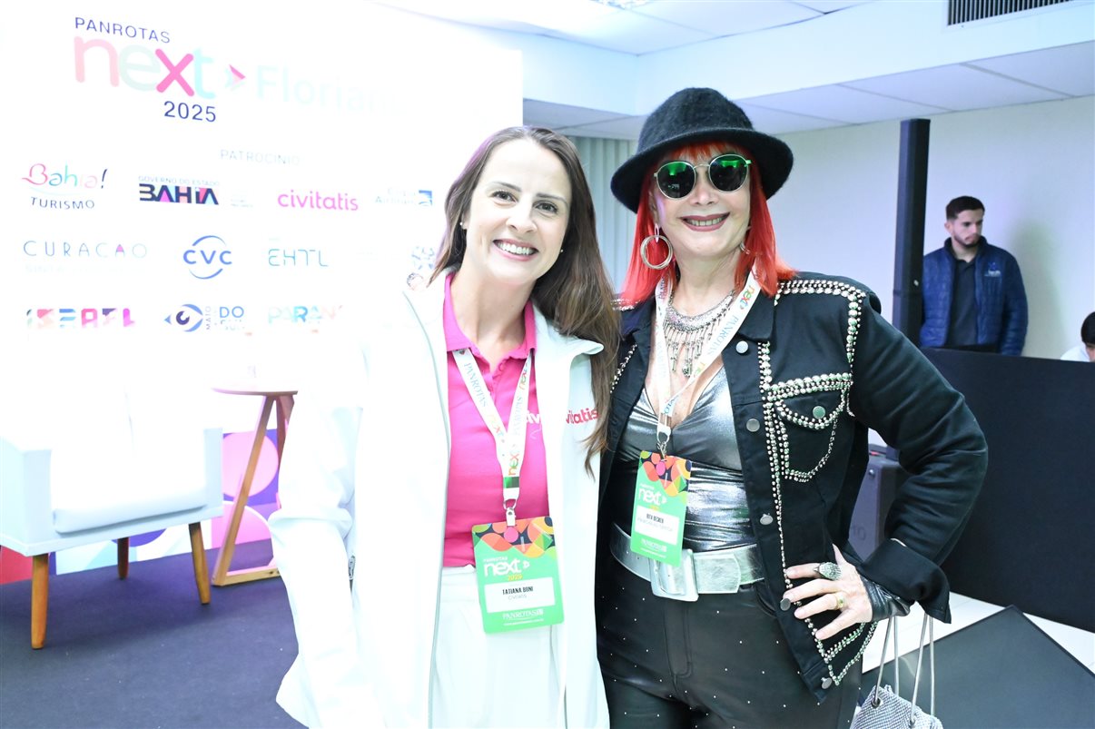 Barbara Bastos, da Roadtrips Inc, e Tatiana Boni, da Civitatis