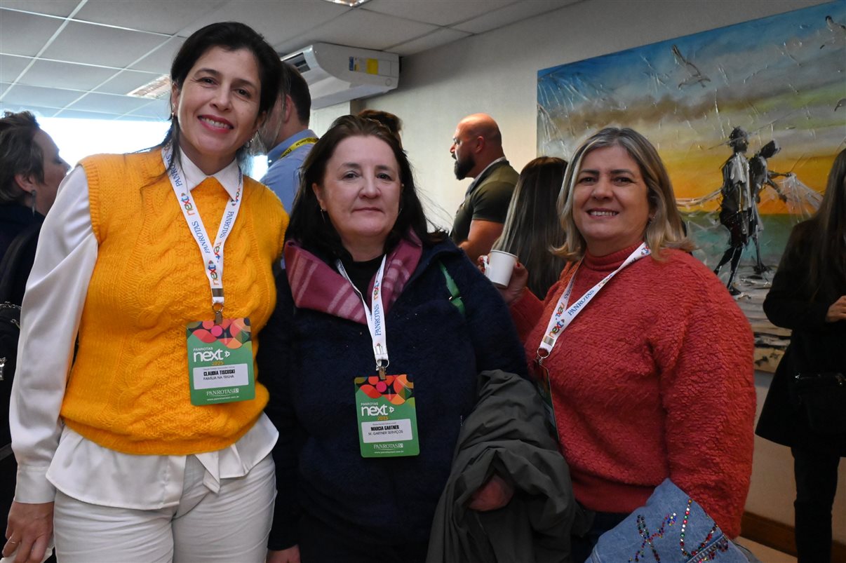 Barbara Bastos, da Roadtrips Inc, e Tatiana Boni, da Civitatis