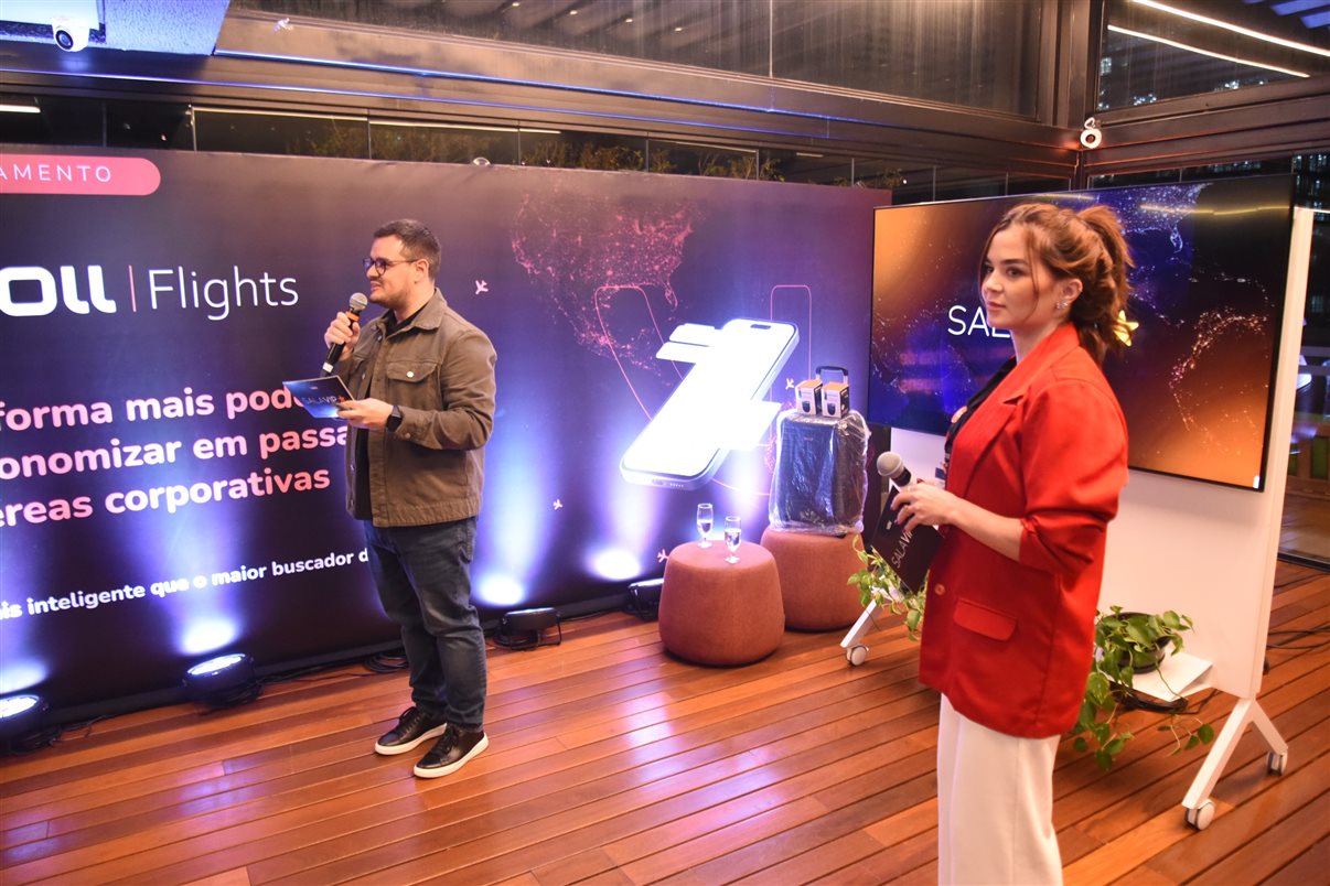 Ana Prado, da Syngenta, Luiz Moura, da VOLL, e Thaís Meirelles, da XP