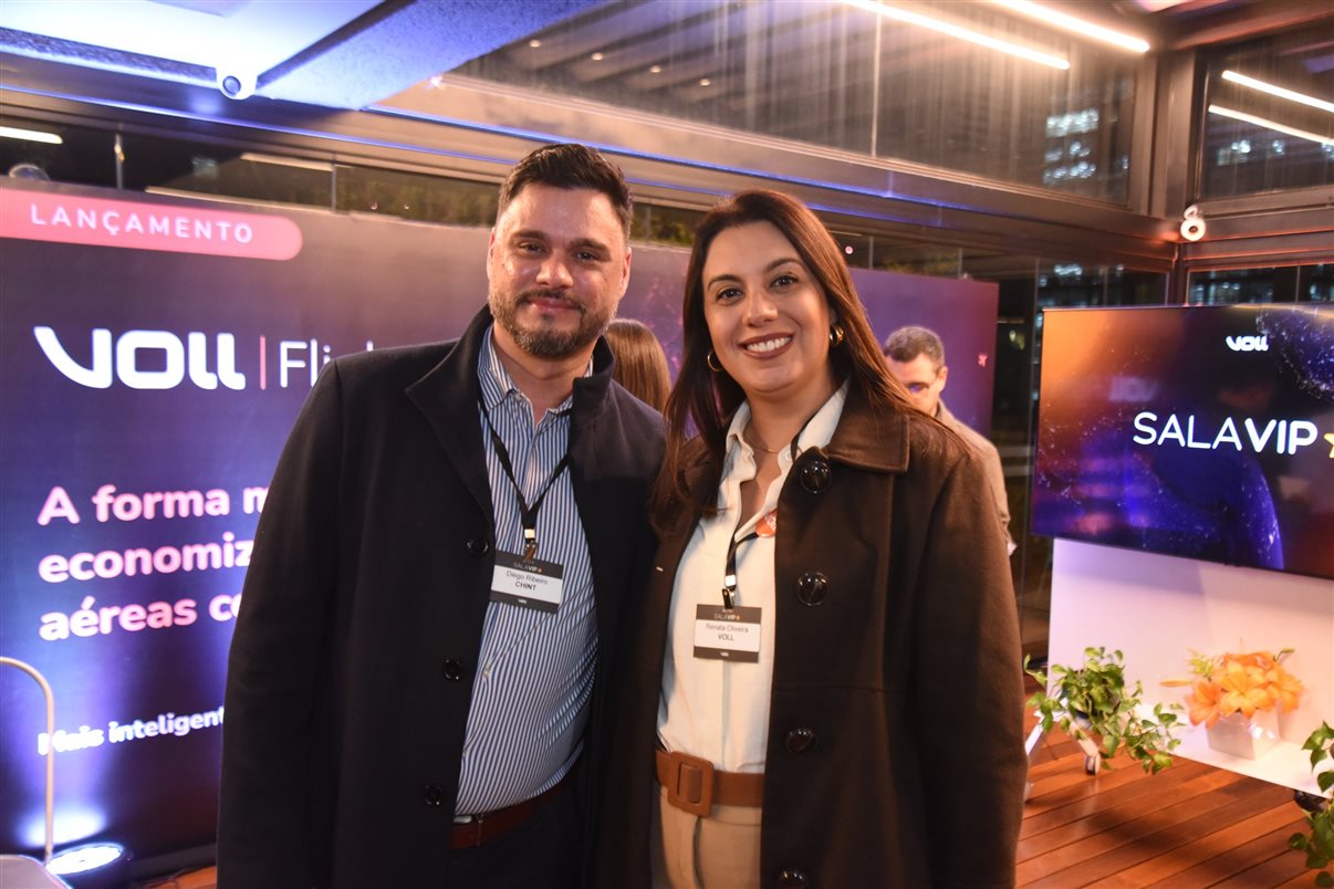 Ana Prado, da Syngenta, Luiz Moura, da VOLL, e Thaís Meirelles, da XP