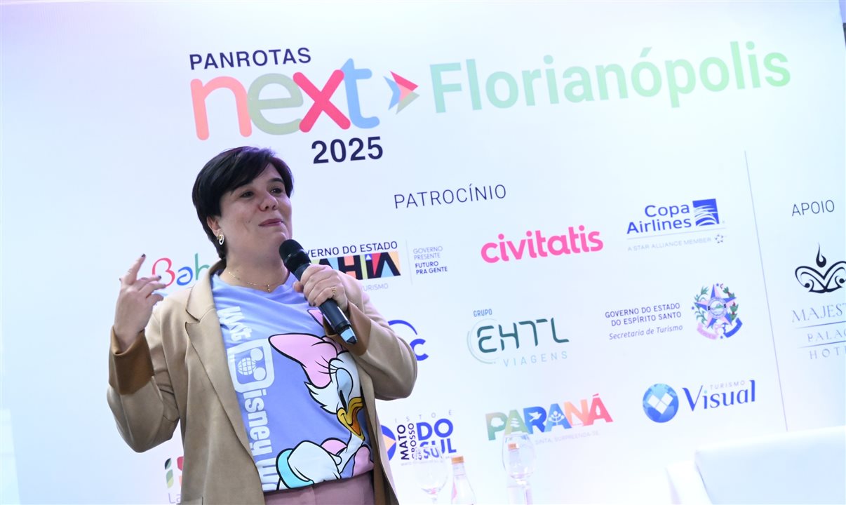 Juliana Belotti apresenta novidades da Disney Destinations no PANROTAS Next Florianópolis