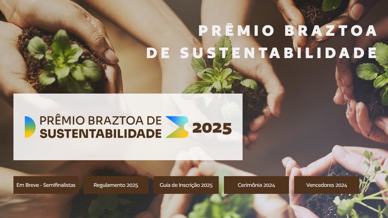 Cerimônia do Prêmio Braztoa de Sustentabilidade 2025 será realizada em 8 de dezembro, em Belém do Pará, logo após a COP30