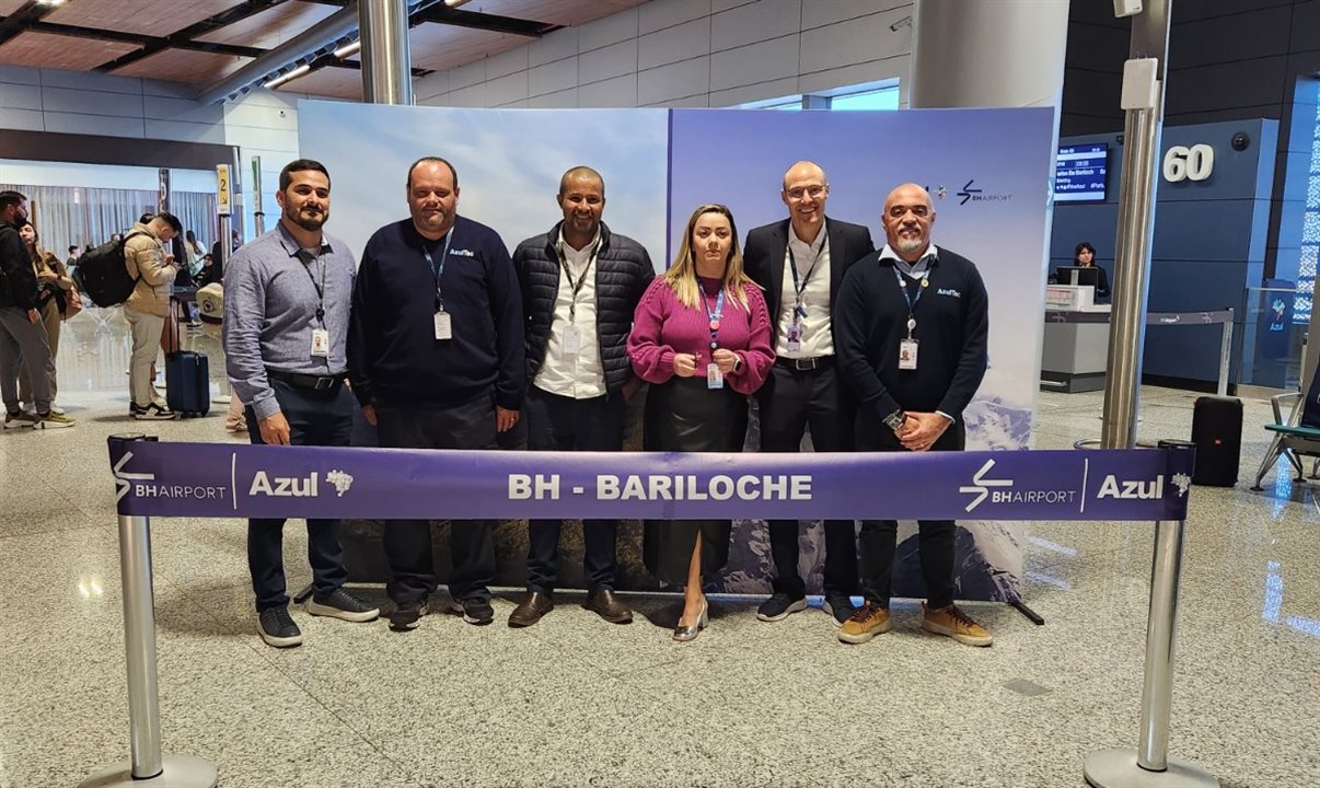 Inauguração do voo da Azul entre Belo Horizonte e Bariloche, na Argentina