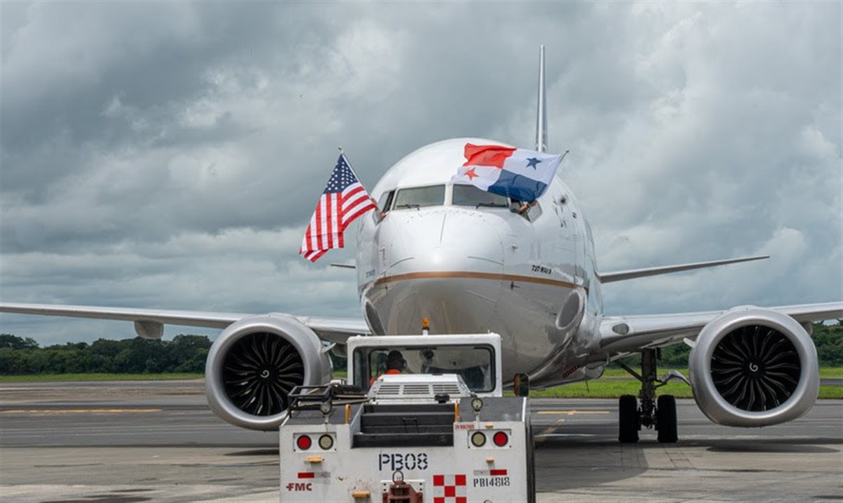 Aeronave que fez o voo inaugural