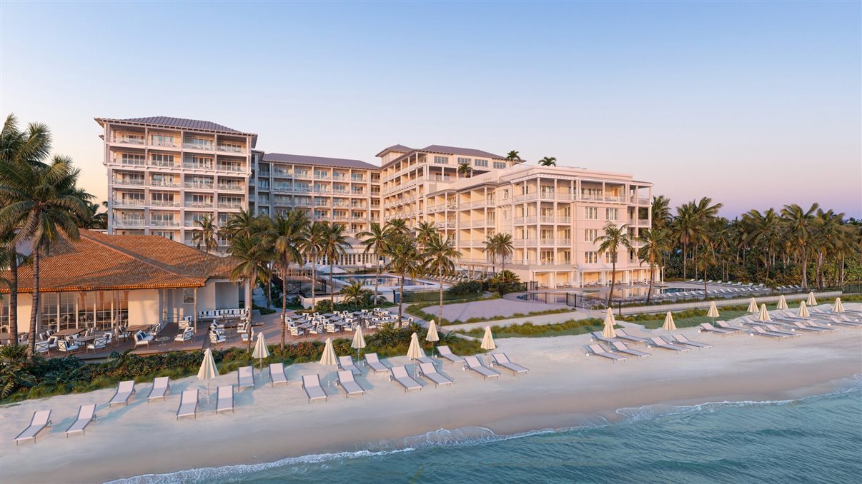 Projeção do Naples Beach Club, A Four Seasons Resort
