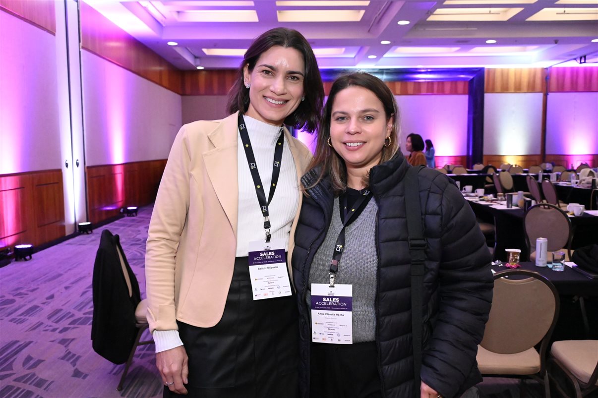 Maína Pietrobelli, da Plusgrade, Juliana Nogueira, do Grupo Wish, Ícaro Chamon, do Malai Manso Resort, e Fernanda Pini, da Atrio Hotel Management