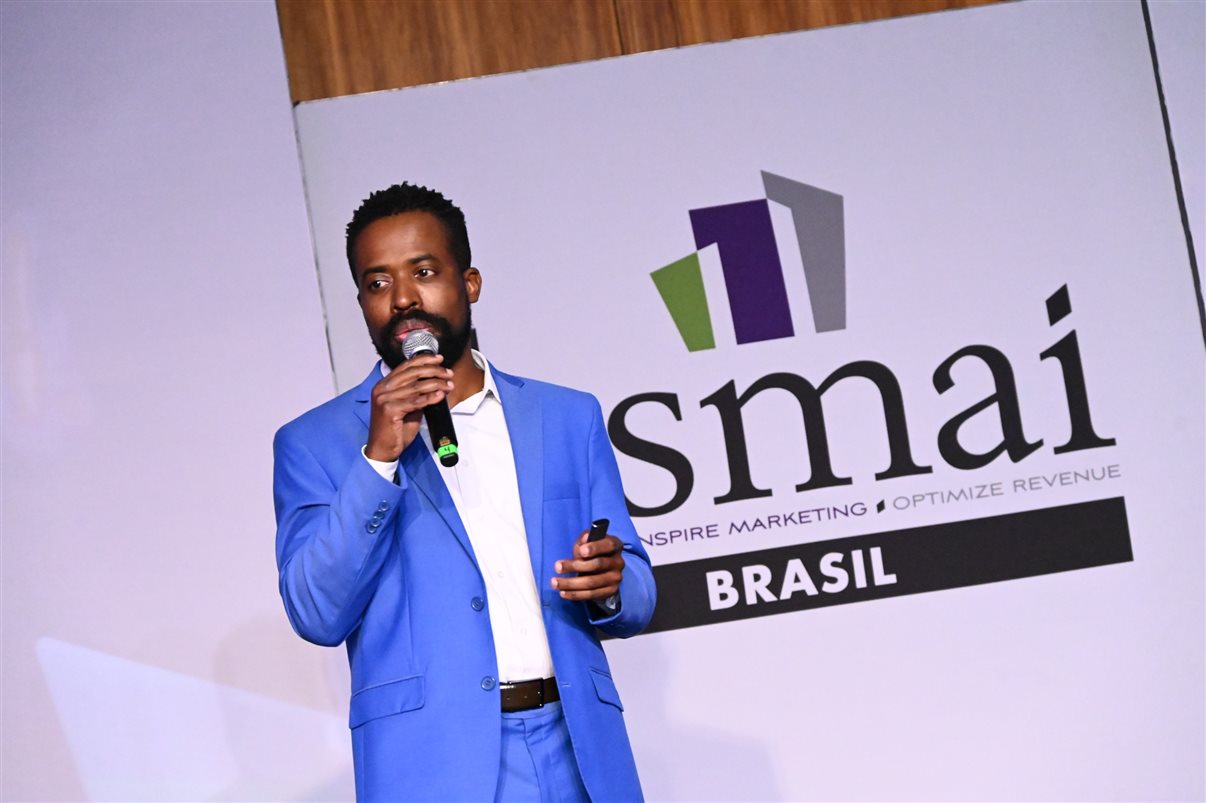 Maína Pietrobelli, da Plusgrade, Juliana Nogueira, do Grupo Wish, Ícaro Chamon, do Malai Manso Resort, e Fernanda Pini, da Atrio Hotel Management