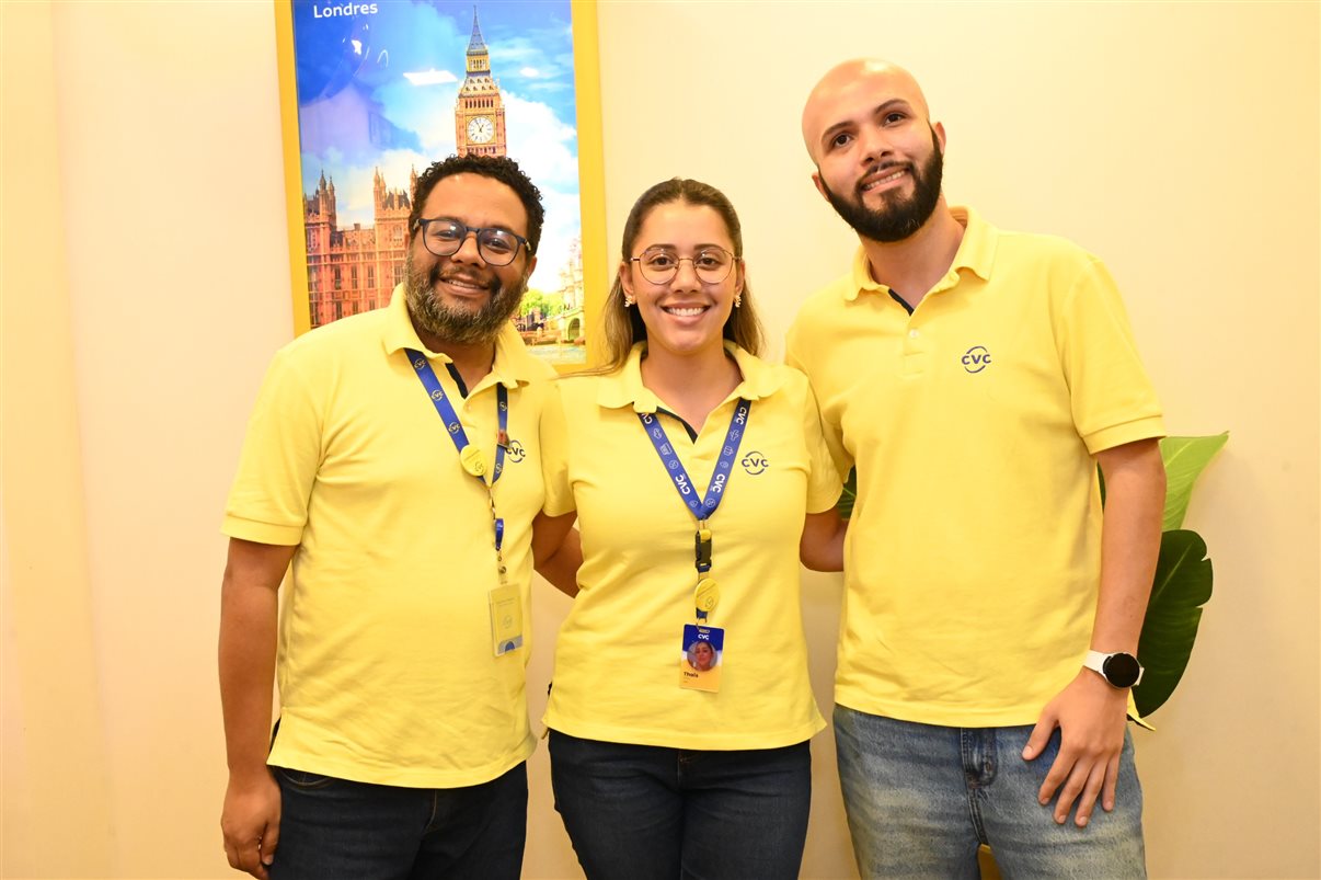 Monica Silva e Wagner Souza, da Loja CVC Shopping Cidade São Paulo