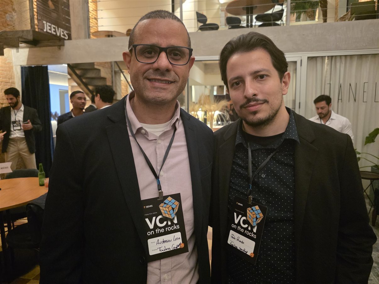 Ricardo Sidaras, da PANROTAS, e Danilo Gonçalves, da Iterpec