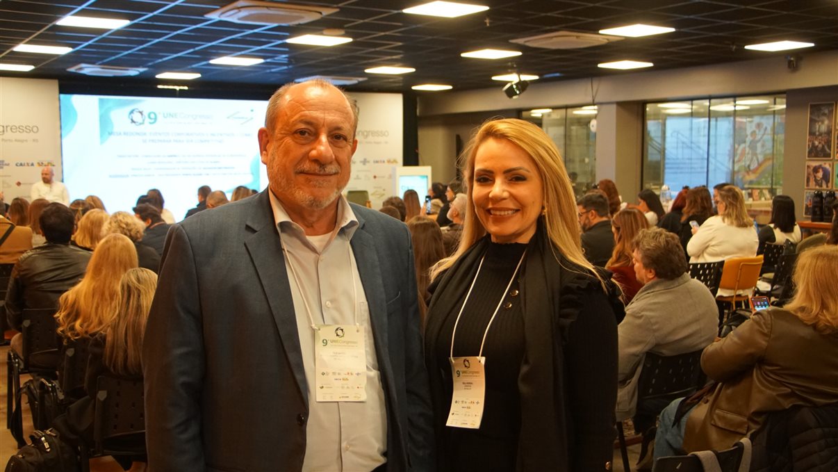 Toni Sando, presidente, e Keila Moreira, gerente executiva da Unedestinos