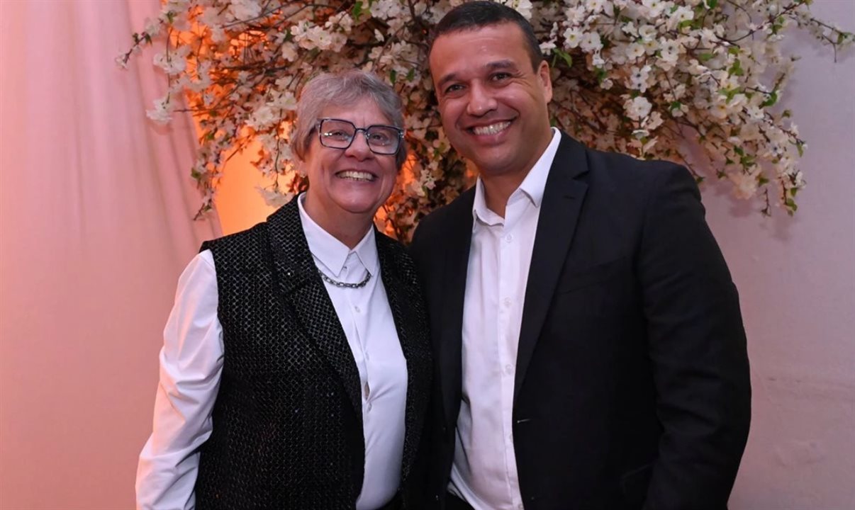 Ana Maria Berto, da Orinter, ao lado de Sérgio Ribeiro, que assumiu como CFO das operações brasileiras da holding Tabhi