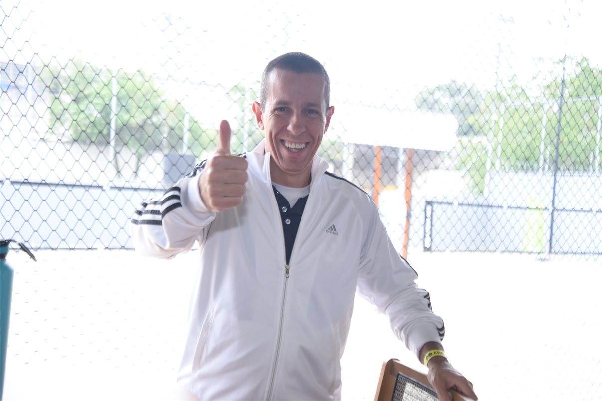 Rodrigo Vieira, da PANROTAS,  e Rafael Ortiz, da Voetur