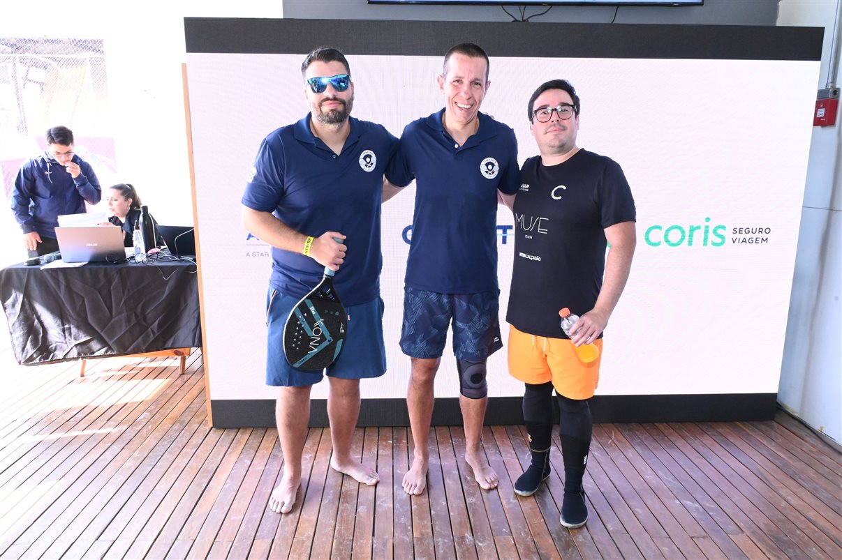 Iomar Guimarães, Rubens Braga e Carlos Giubine, da Coris