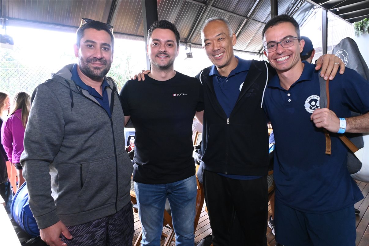 Iomar Guimarães, Rubens Braga e Carlos Giubine, da Coris