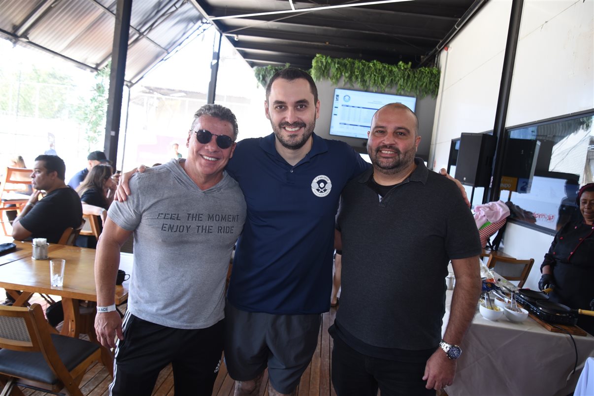 Iomar Guimarães, Rubens Braga e Carlos Giubine, da Coris