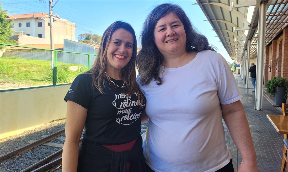 Juliana Assumpção, da Abav-SP | Aviesp, e Jerusa Hara, da Abav Nacional