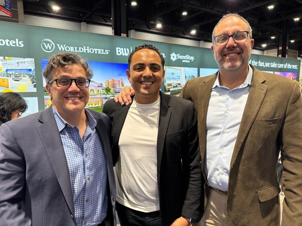Matt Teixeira, Felipe Robine e Jeremy Roberts, no IPW 2025