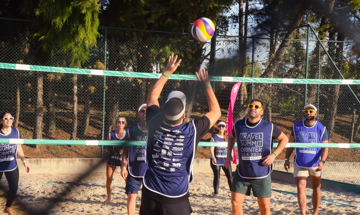 Momentos de esporte durante o Travel Summit Orinter USA
