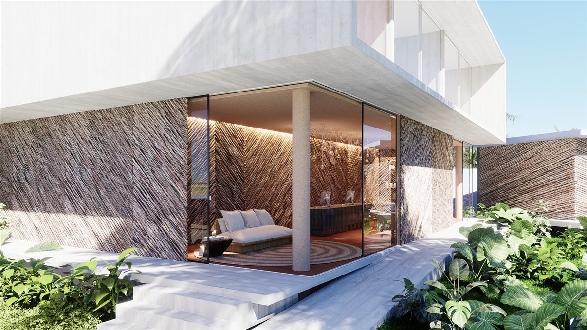 Projeção do Origem Patacho Design Hotel, em Alagoas
