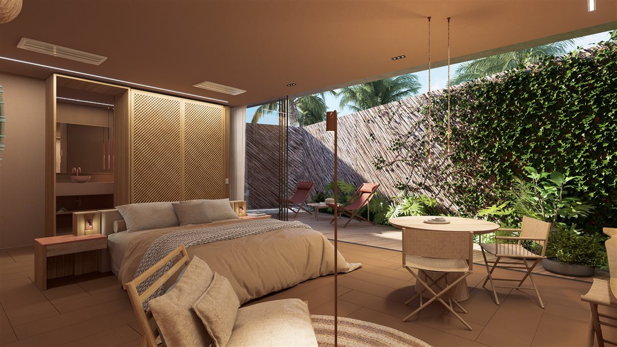 Projeção do Origem Patacho Design Hotel, em Alagoas