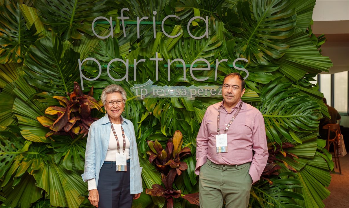 Teresa Perez e Tomas Perez, da Teresa Perez Tours, no Africa Partners de 2024
