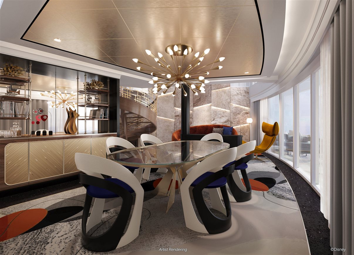 The Sanctum: lounge temático de Doutor Estranho, que funciona como espaço familiar durante o dia e bar exclusivo para adultos à noite. 
