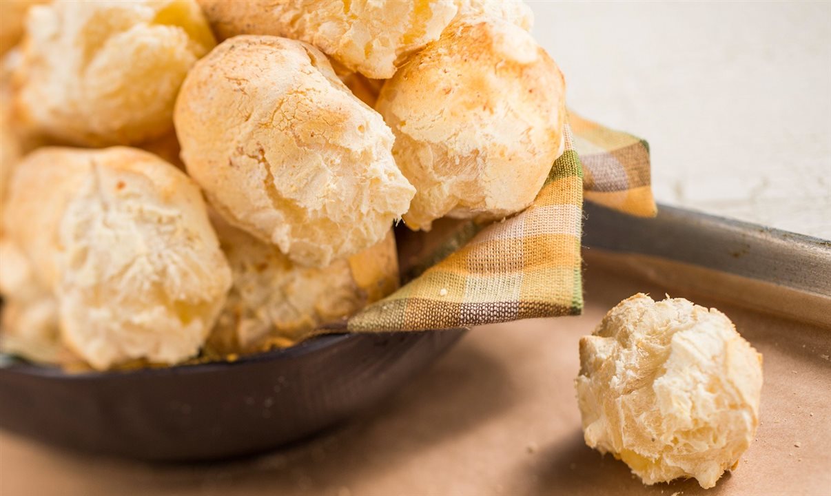 Pão de queijo tipicamente brasileiro