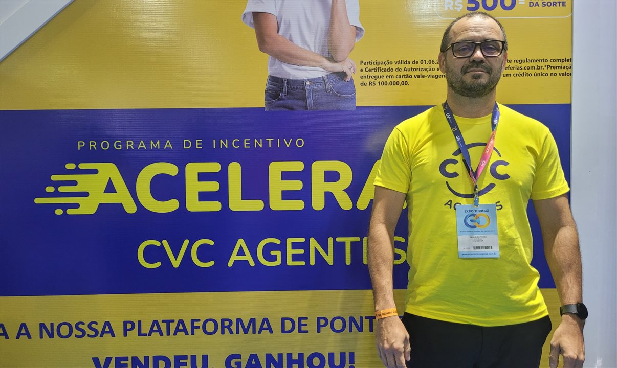 Paulo Oliveira, gerente regional SP da CVC