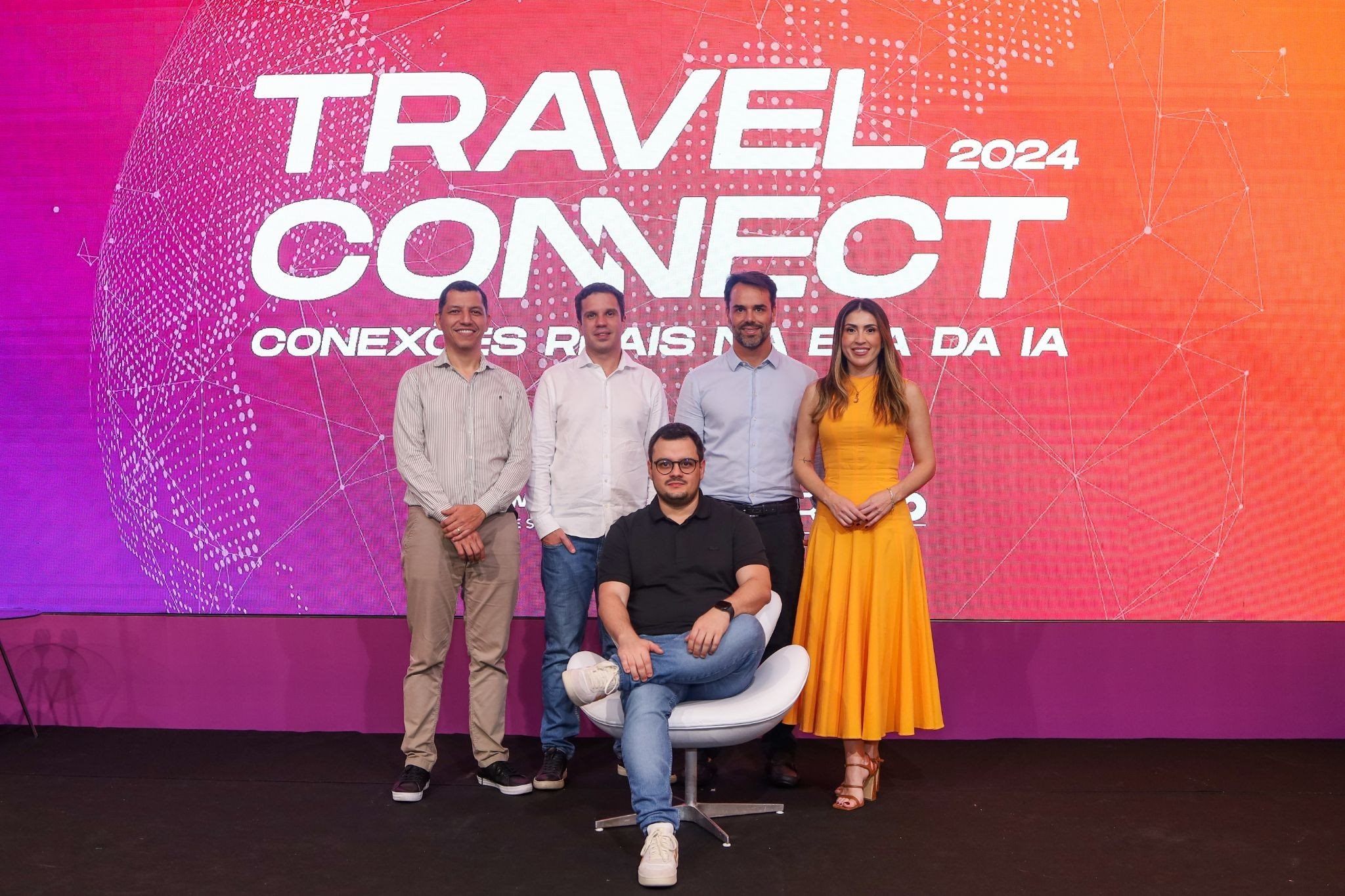 Fundadores e sócios da VOLL reunidos na última edição do Travel Connect