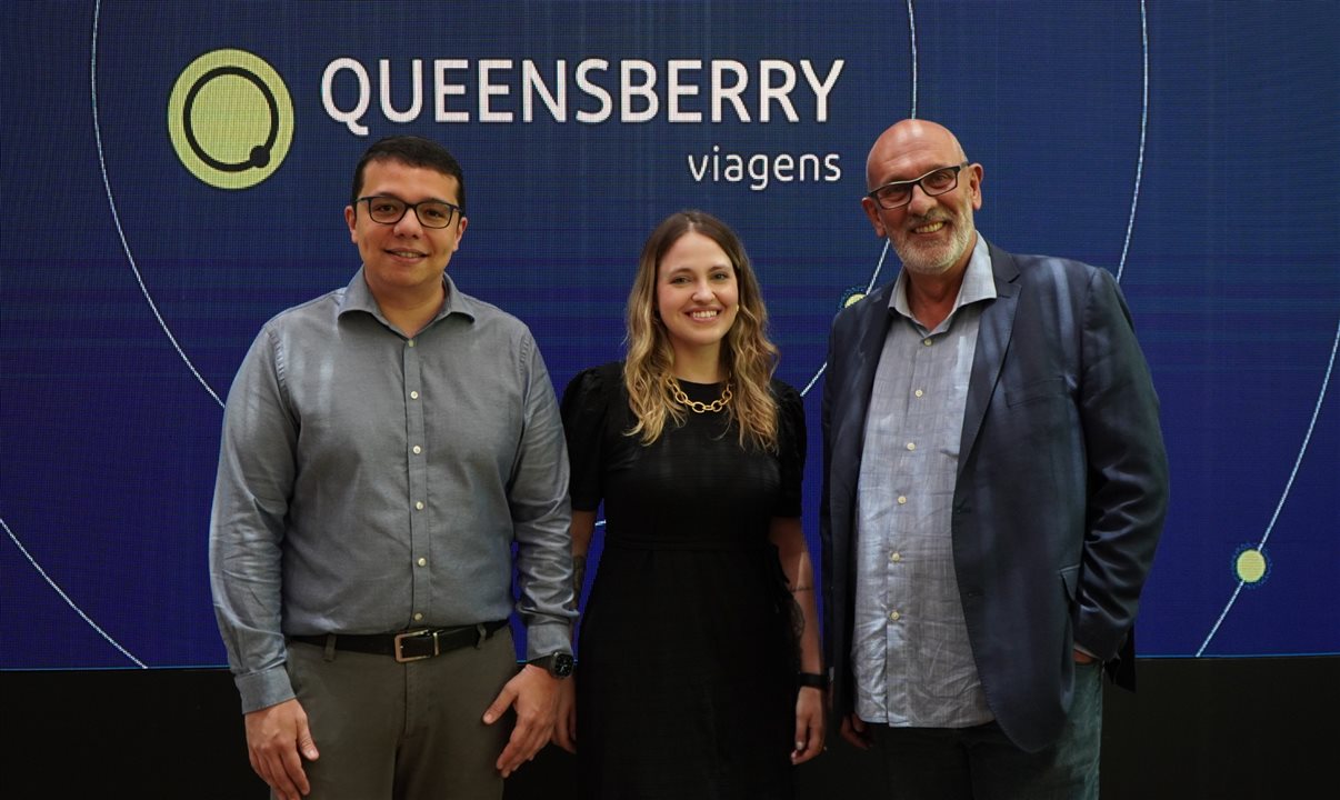 Bruno Sá, Amanda Zeni e Marco Lourenço, da Queensberry
