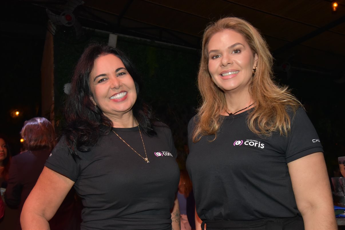 Marcele Azevedo, da Coris, e Yoham Wallace, da Grace Corretora