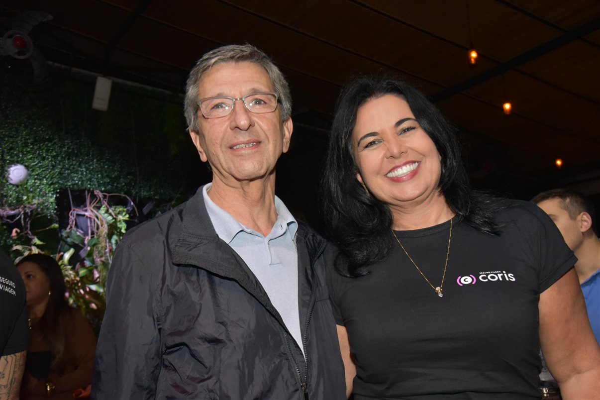 Marcele Azevedo, da Coris, e Yoham Wallace, da Grace Corretora